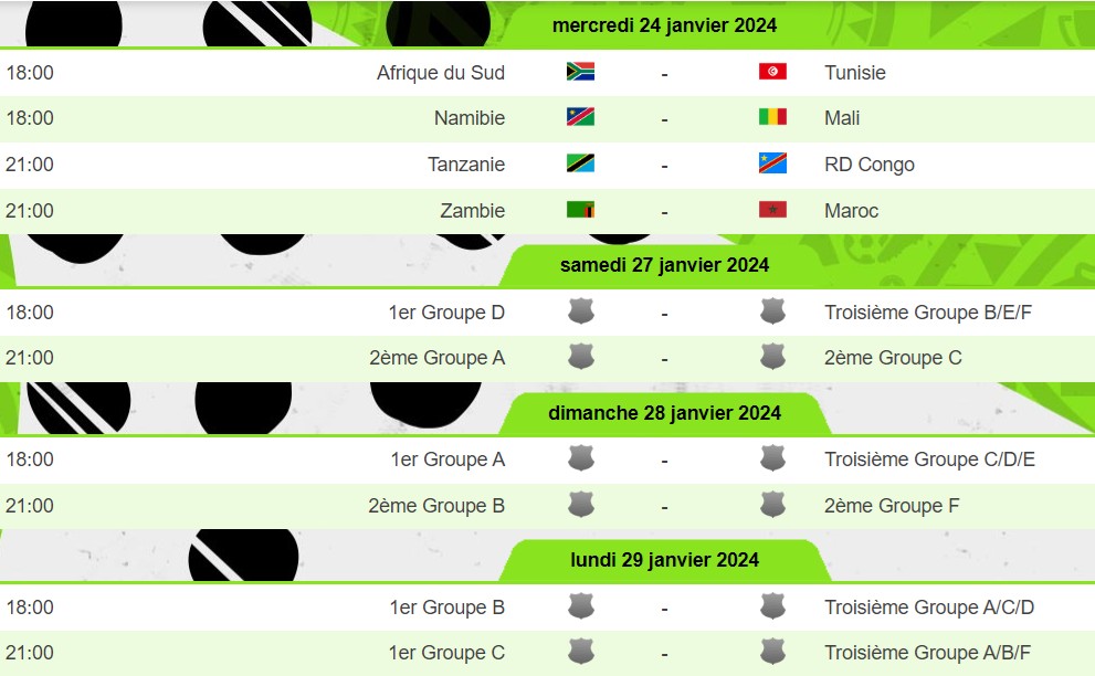 CAN 2025 Voici le calendrier complet des qualifications (images